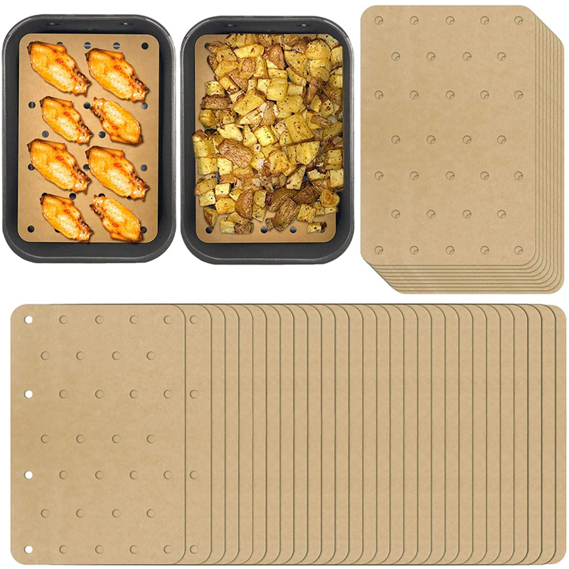 Commercial Kitchen Steamer - 100 Stuks Lucht Friteuse Papier Wegwerp