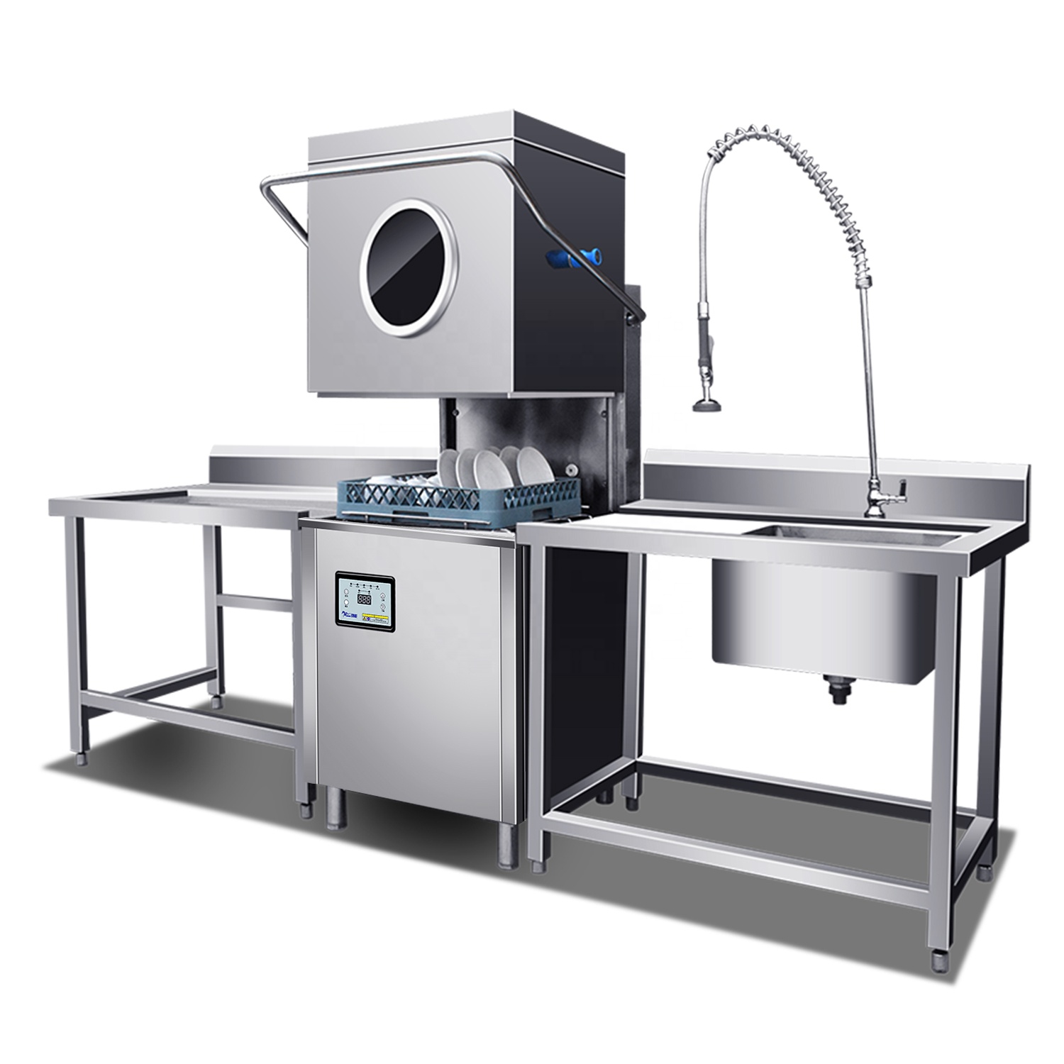 Commercial Kitchen Dishwasher - Restaurant Hotel Keuken 16KW Vrijstaande Elektrische