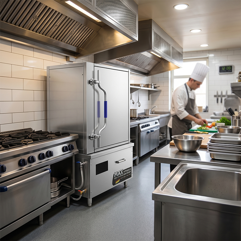 Commercial Kitchen Steamer - In-Smart 12-bakjes commerciële keukenapparatuur grote elektrische