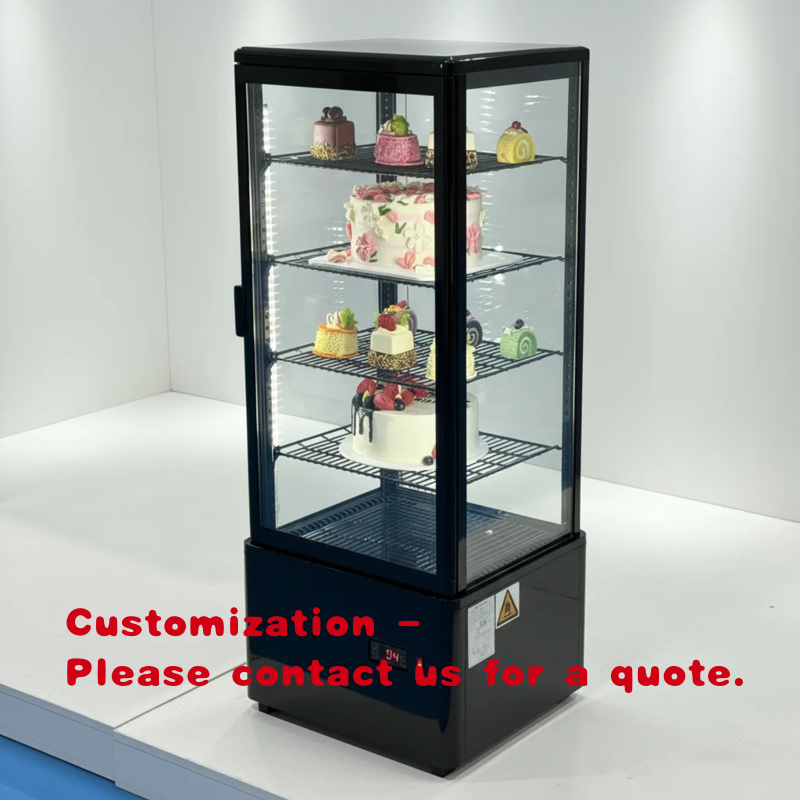 Refrigerated Display Case - Custom Upright Glass 360 ° Koelvitrine