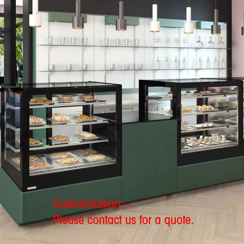 Refrigerated Display Case - Dubbele laag gehard glas brood- en