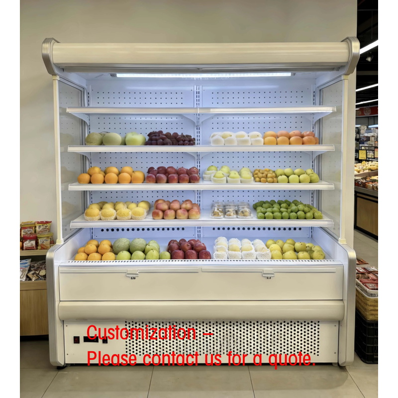 Refrigerated Display Case - Koelvitrine met meerdere dekken, open display,