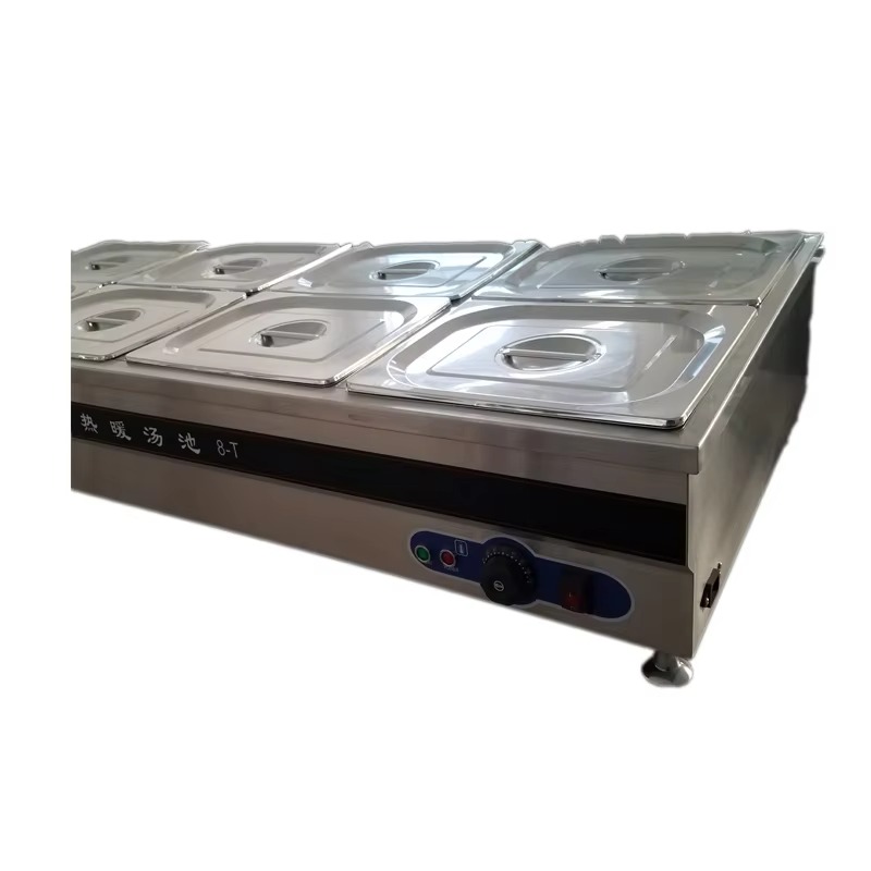 Bain Marie Food Warmer - Restaurant Elektrische RVS Voedselwarmer Bain Marie