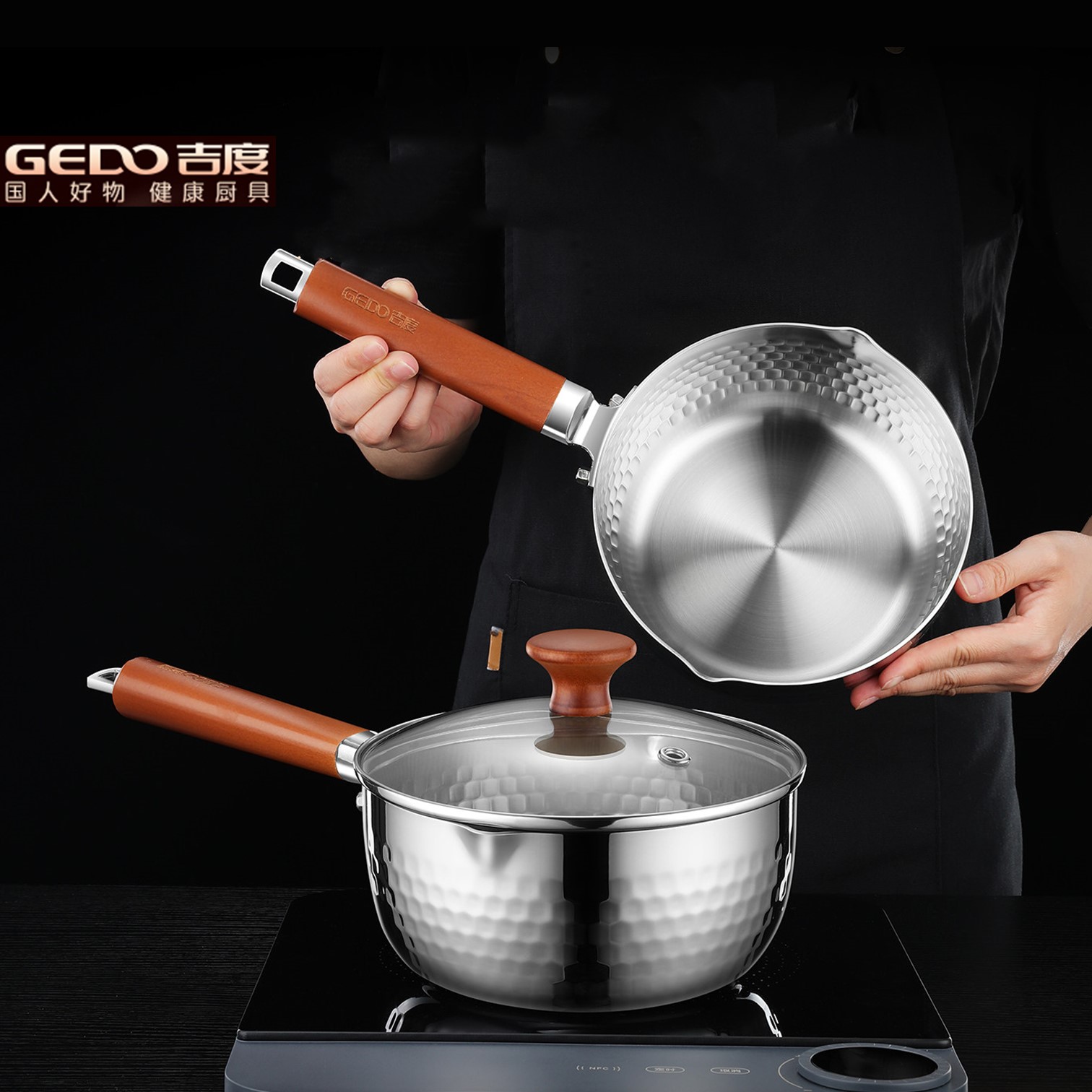 Soup Kettle Warmer - Luxe GEDO 99,9% antibacteriële Yukihira pan