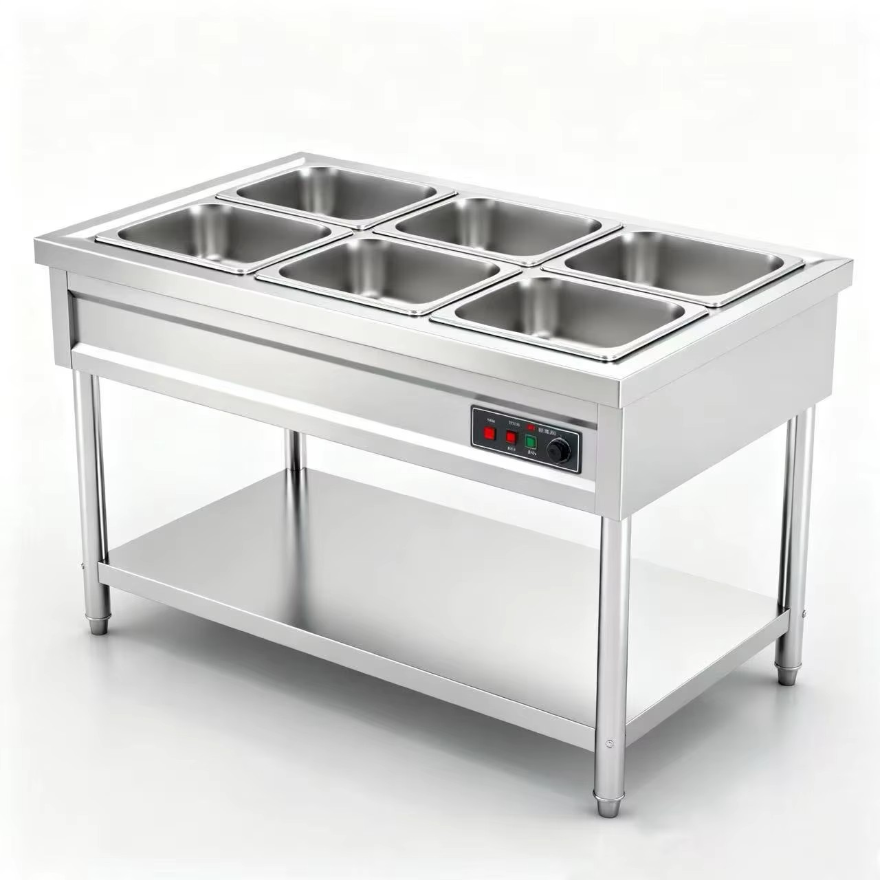 Bain Marie Food Warmer - Warmhouders voor etenswaren, display voor restaurantbuffet,