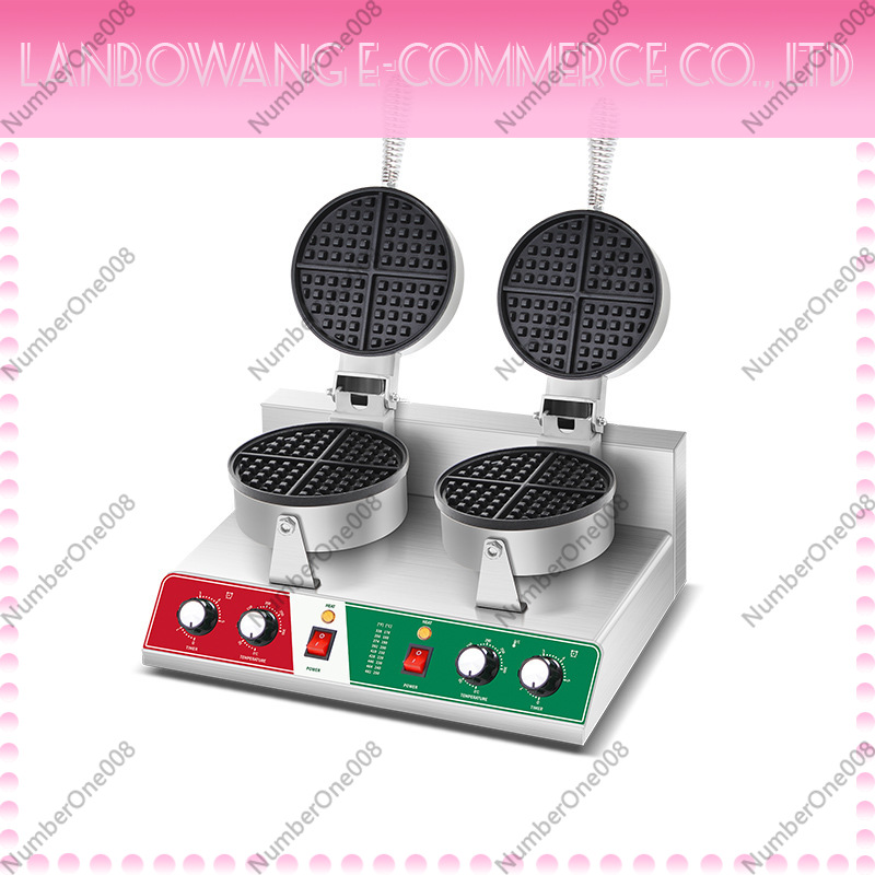 Crepe Maker Griddle - Draaibare wafelbakplaat met antiaanbaklaag, wafelijzer, crêpemachine