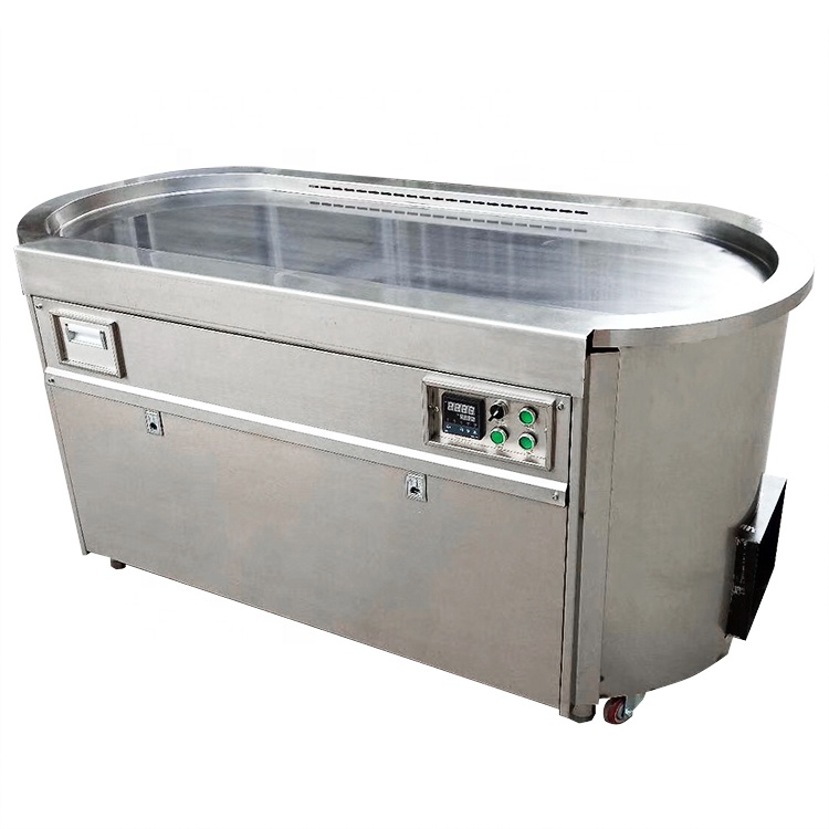 Teppanyaki Grill Table - Commerciële roestvrijstalen Teppanyaki grill platte bakplaattafel