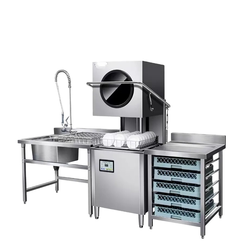 Commercial Kitchen Dishwasher - Restaurantkeukenapparatuur Vrijstaande Elektrische Commerciële Afzuigkap Automatische