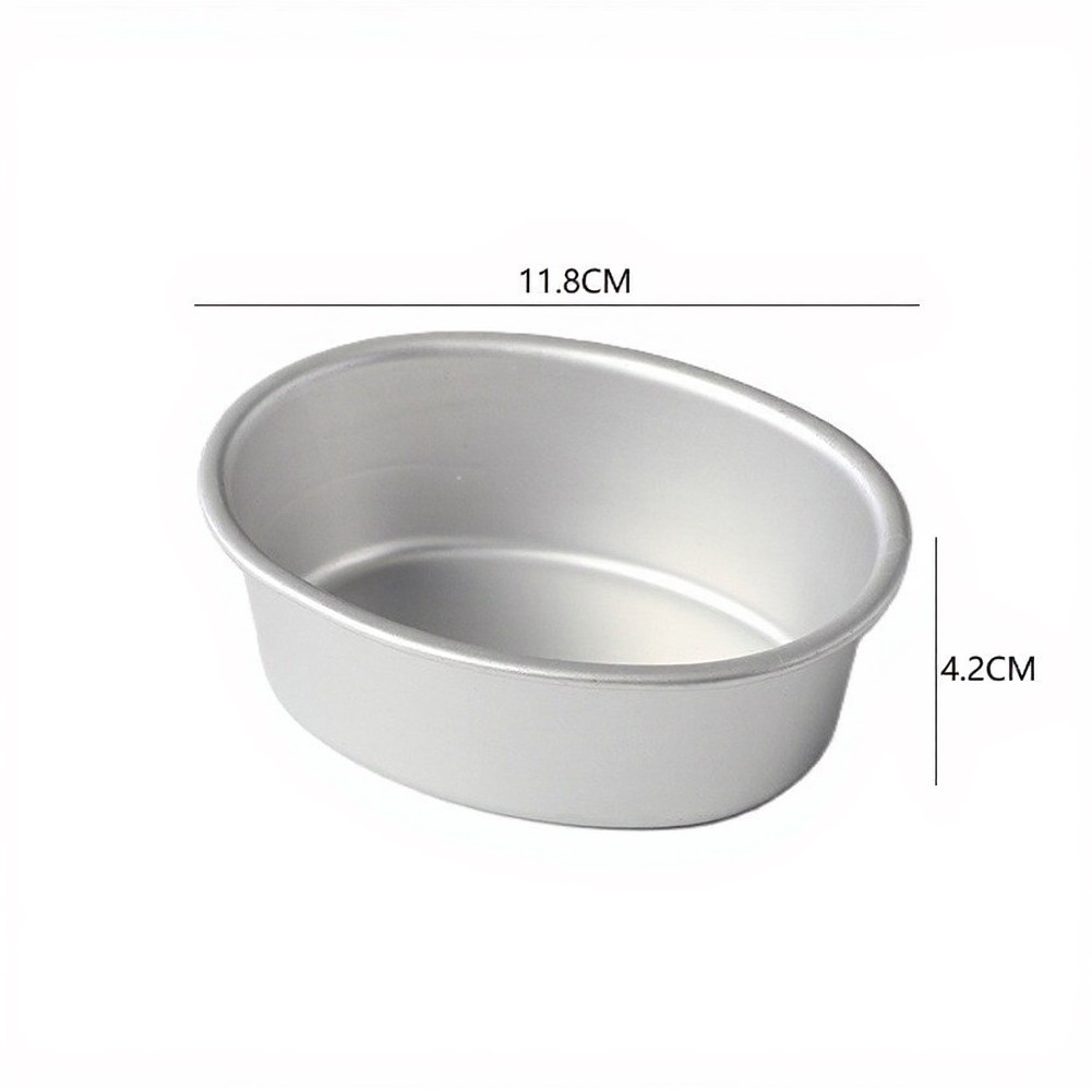 Commercial Kitchen At Home - Ovale cheesecakevorm, 2-delige set, gemaakt van