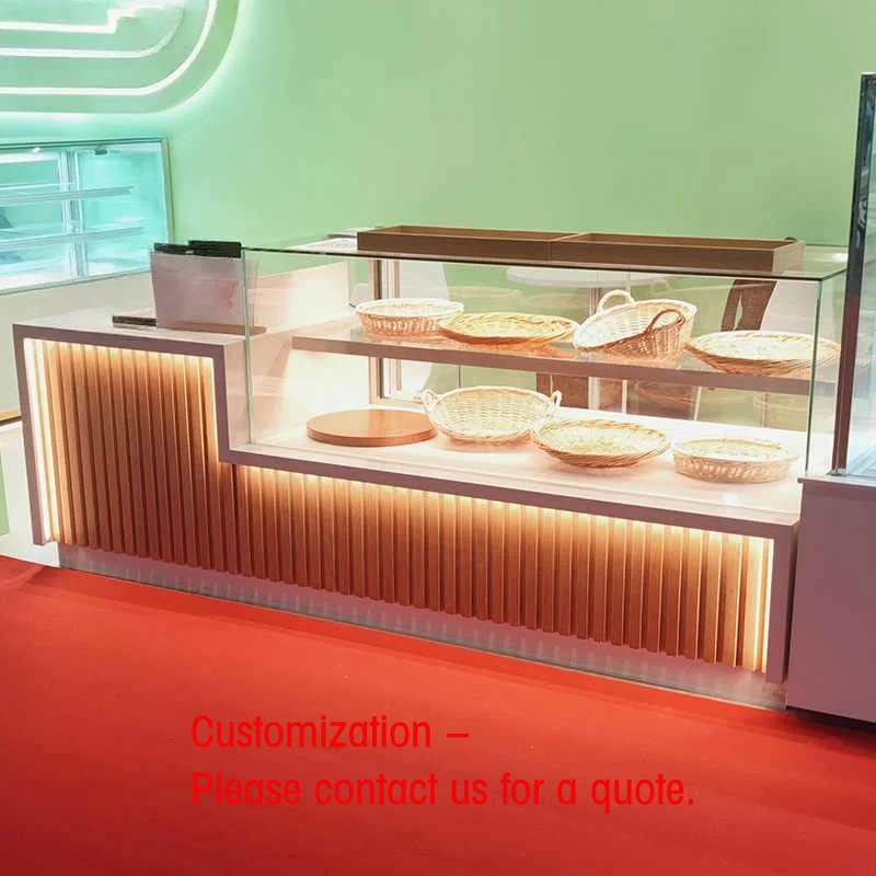 Refrigerated Display Case - Koelvitrines voor gebak met glazen achterwand,