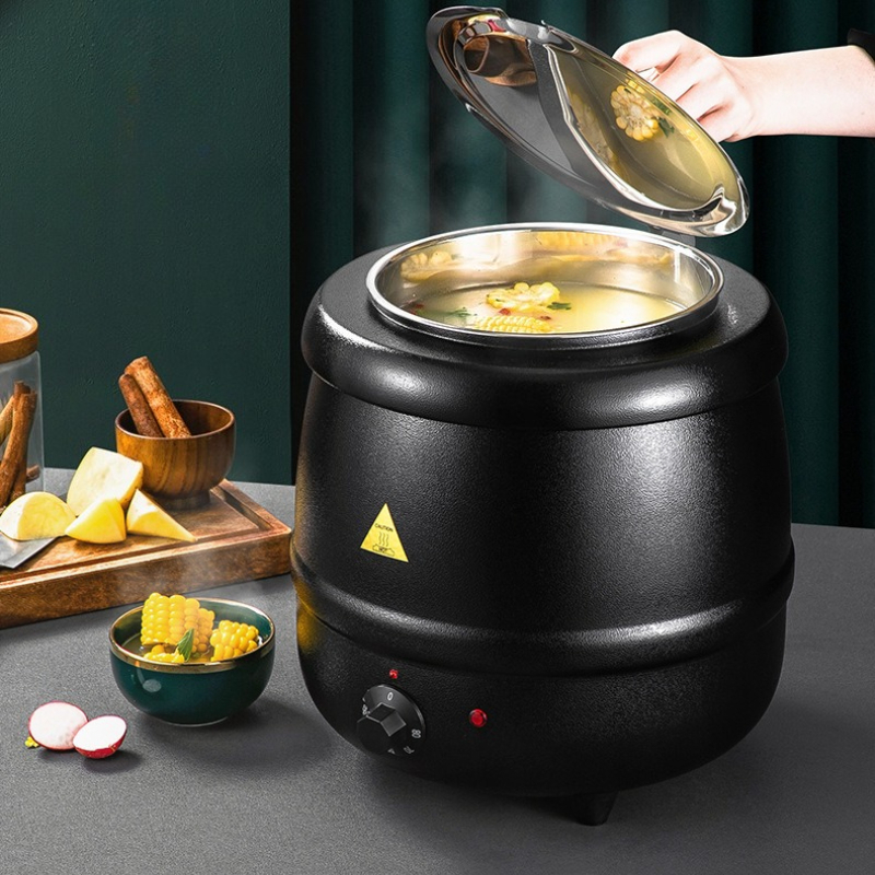 Soup Kettle Warmer - Elektrische soepwarmer 10L Commerciële soepketel met