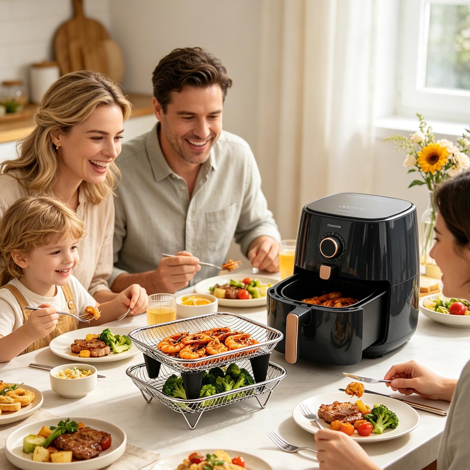 Airfryermandje van roestvrij s - Commercial Kitchen Steamer recensie en prijs