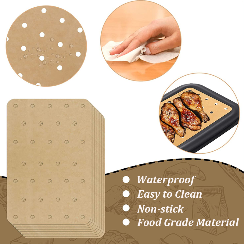 100 Stuks Lucht Friteuse Papie - Commercial Kitchen Steamer recensie en prijs
