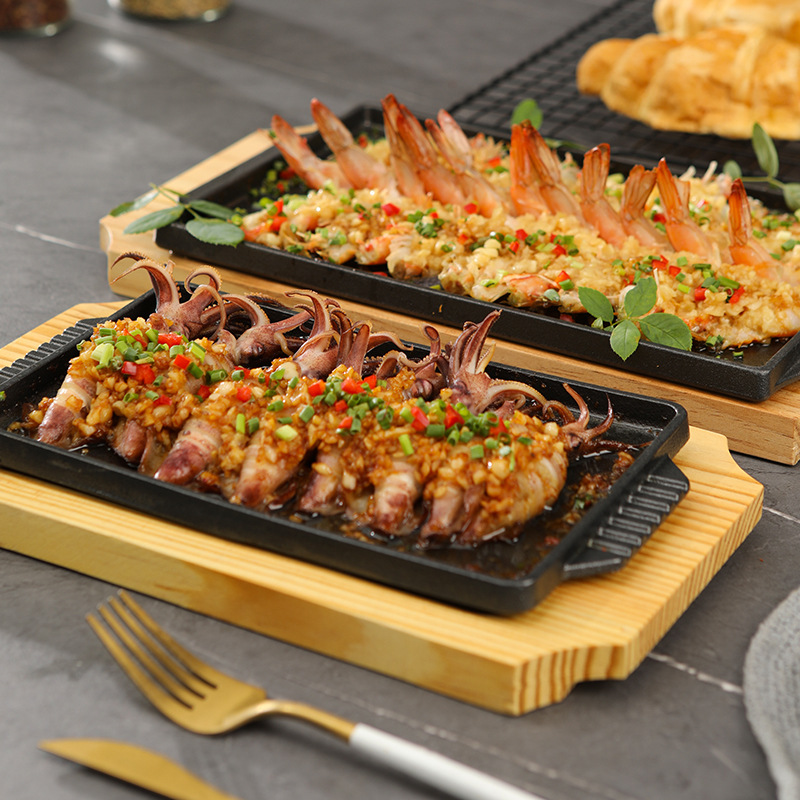 Gietijzeren rechthoekige resta - Teppanyaki Grill Table recensie en prijs