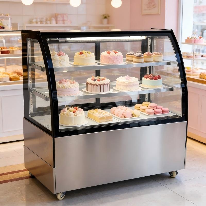 2-laags commerciële taartvitri - Refrigerated Display Case recensie en prijs
