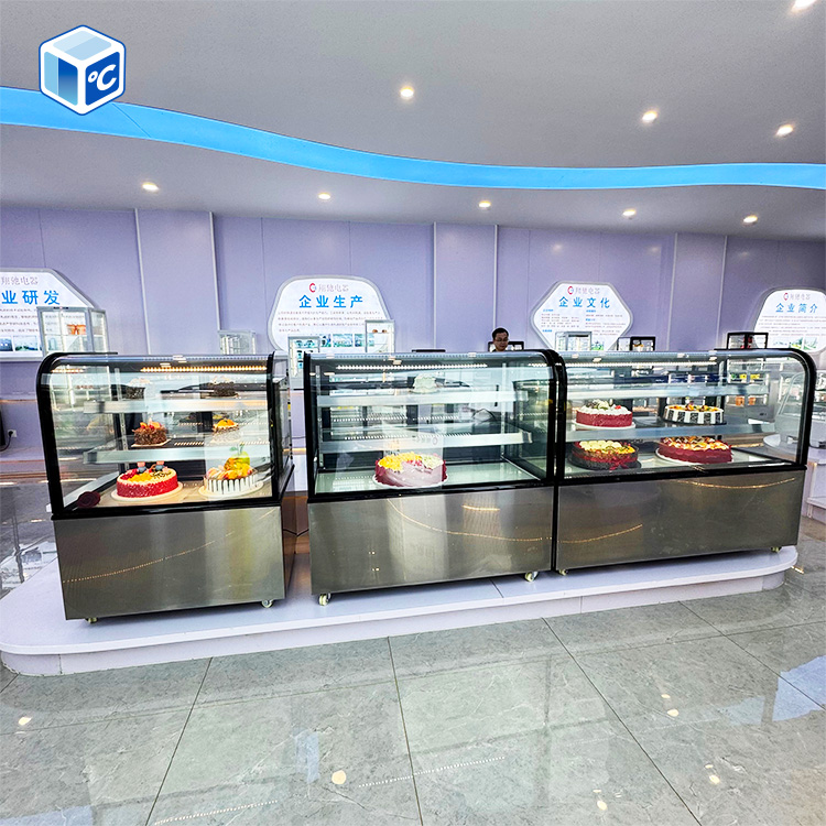 2-laags commerciële taartvitri - Refrigerated Display Case recensie en prijs