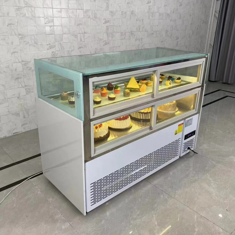 Dubbele laag gehard glas brood - Refrigerated Display Case recensie en prijs