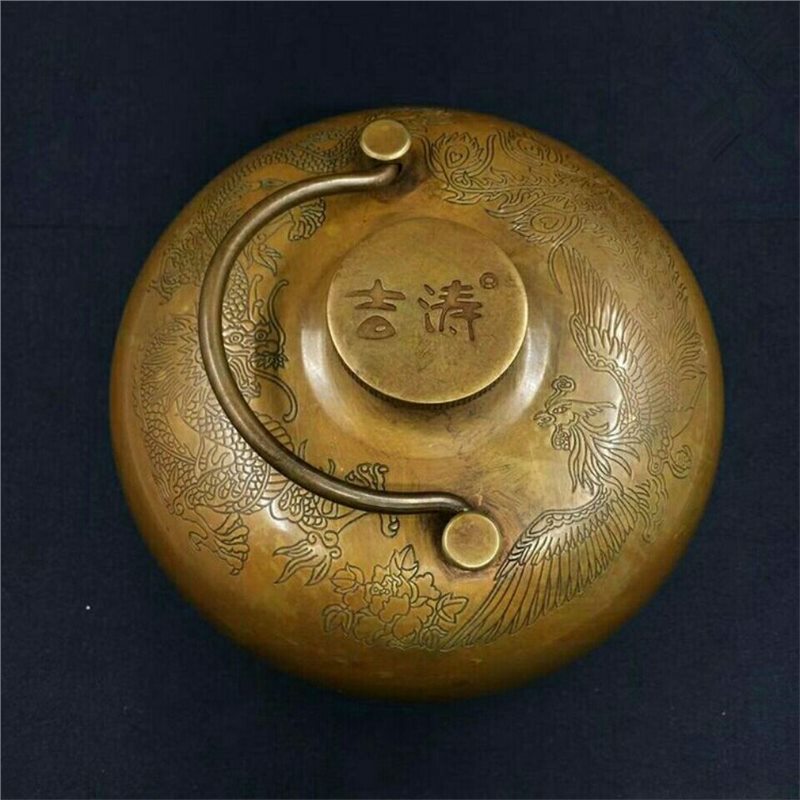 Dragon and Phoenix Brass Handw - Soup Kettle Warmer recensie en prijs