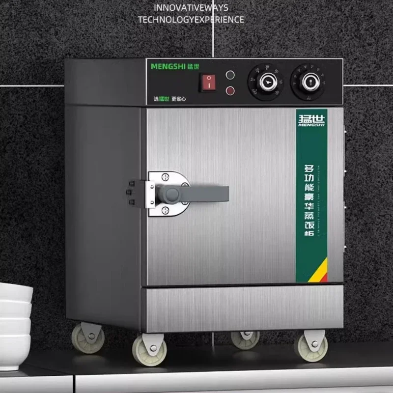 220V roestvrijstalen elektrisc - Commercial Kitchen Steamer recensie en prijs