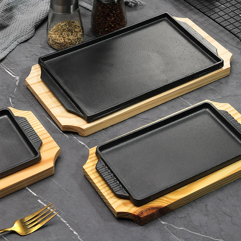 Gietijzeren rechthoekige resta - Teppanyaki Grill Table recensie en prijs