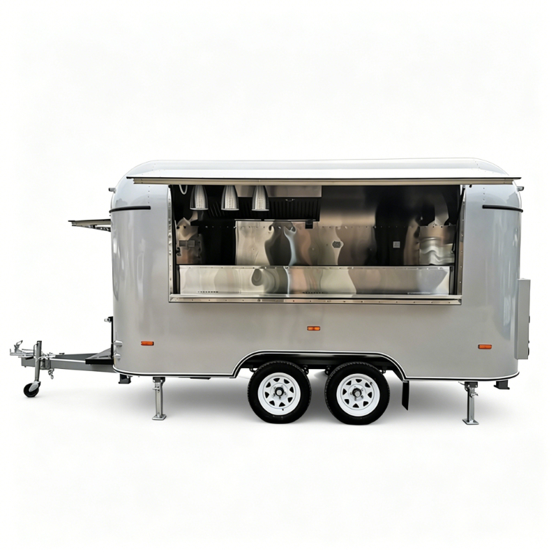 Mobiele keukenwagen van roestv - Commercial Kitchen Layouts recensie en prijs