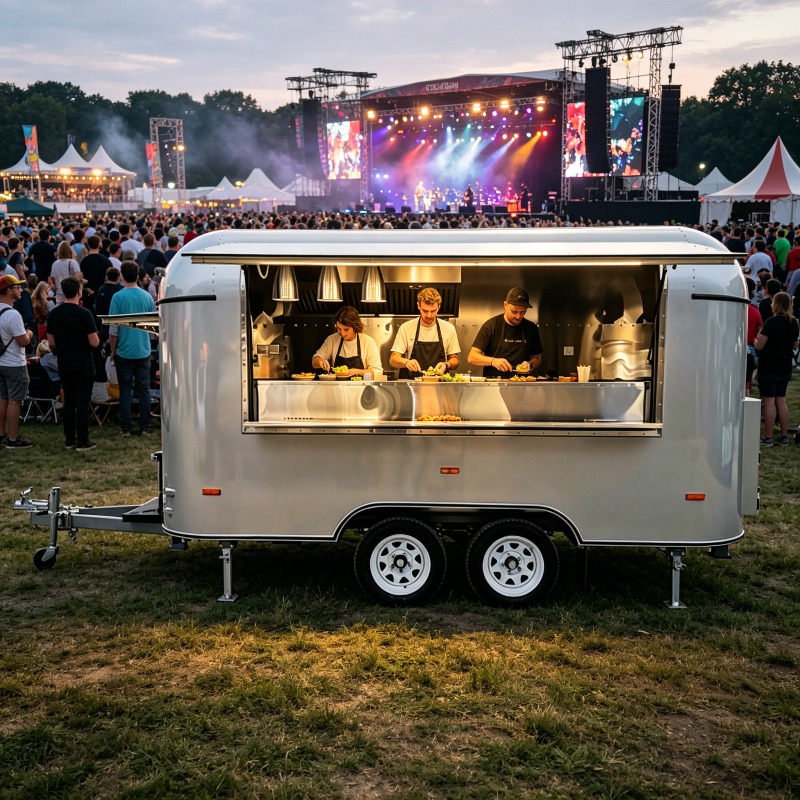 Mobiele keukenwagen van roestv - Commercial Kitchen Layouts recensie en prijs