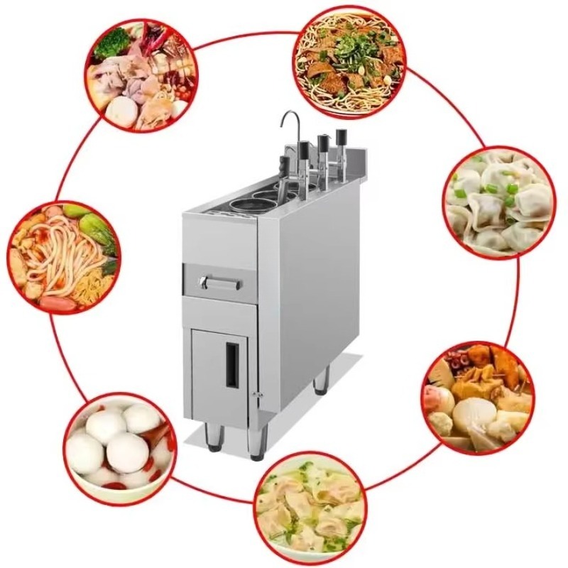 Commerciële 3-pot elektrische  - Commercial Kitchen Equipment recensie en prijs