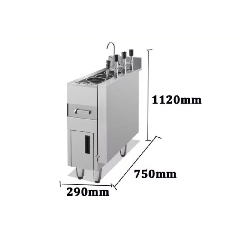Commerciële 3-pot elektrische  - Commercial Kitchen Equipment recensie en prijs