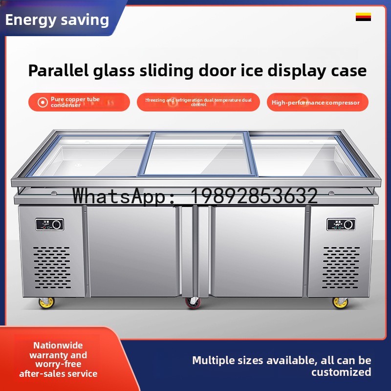 Koelvitrine voor zeevruchten m - Refrigerated Display Case recensie en prijs