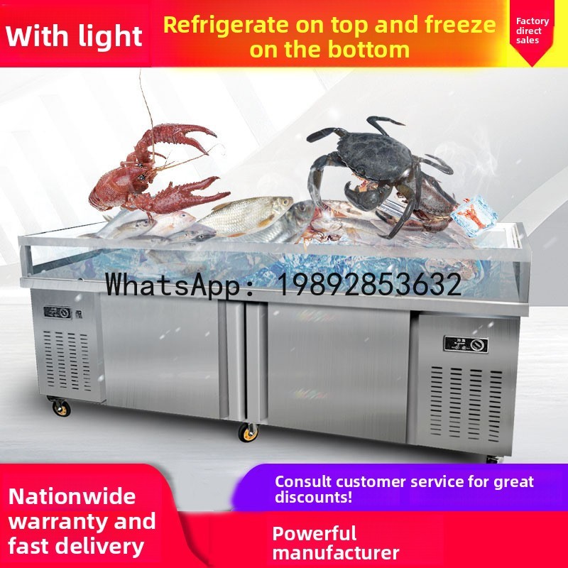 Koelvitrine voor zeevruchten m - Refrigerated Display Case recensie en prijs