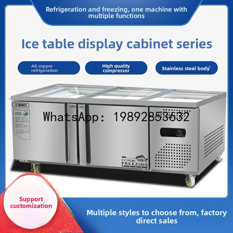Koelvitrine voor zeevruchten m - Refrigerated Display Case recensie en prijs