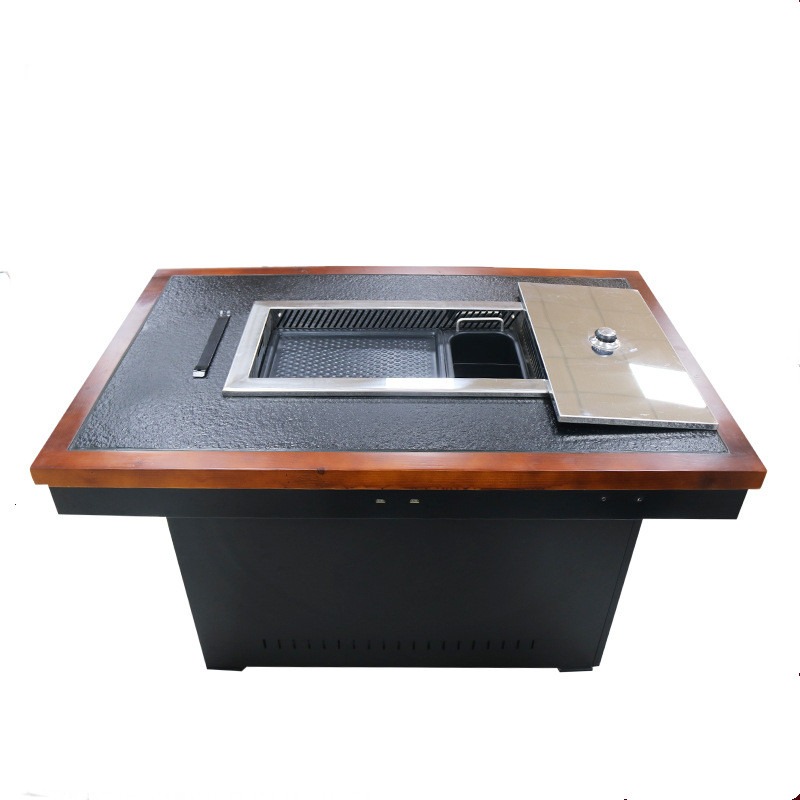 Commerciële elektrische BBQ-gr - Teppanyaki Grill Table recensie en prijs